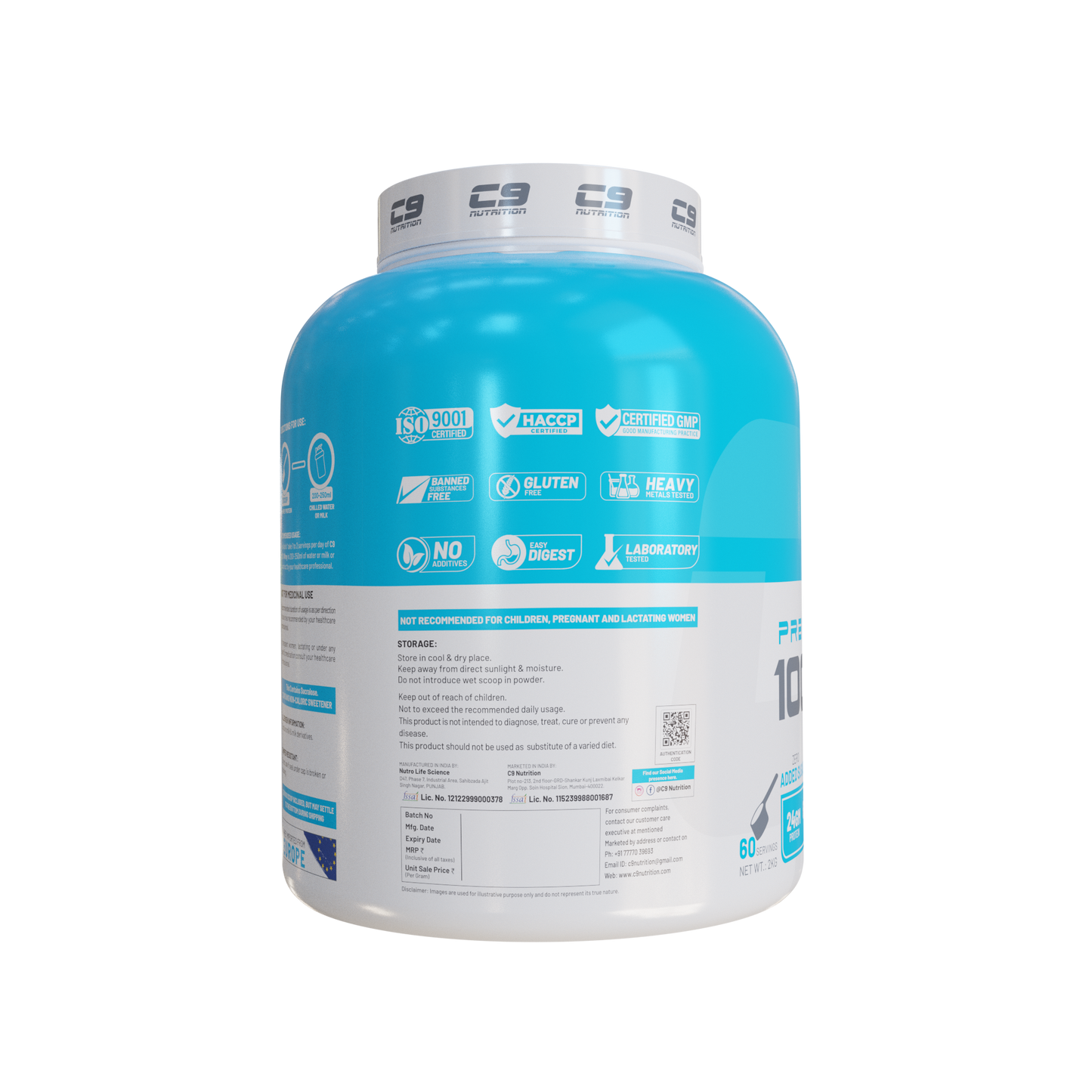 C9 Nutrition 100% Whey Protein 2Kg