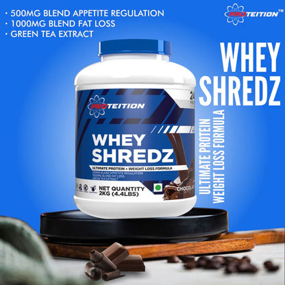 Proteition Elite Whey Shredz, Ultimate Protein & Weight Loss Formula