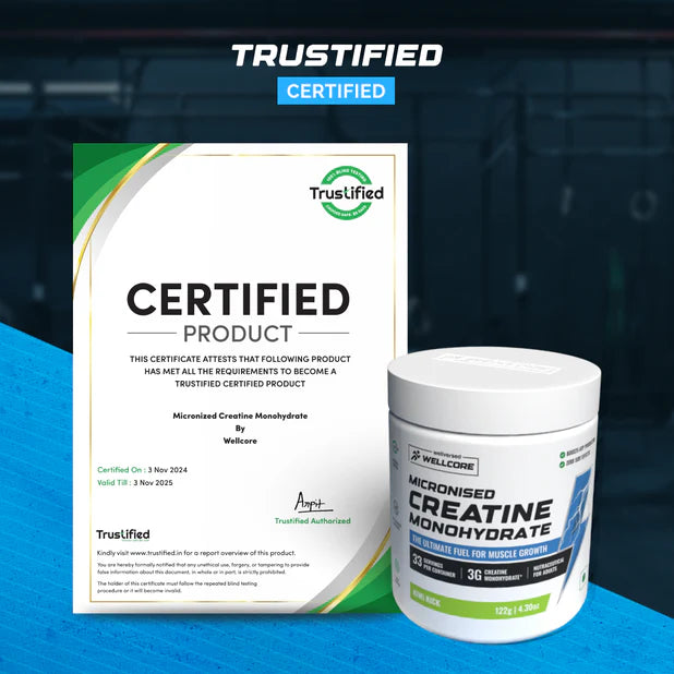 Wellcore - Pure Micronised Creatine Monohydrate | Kiwi Kick (122G, 33 Servings)-4