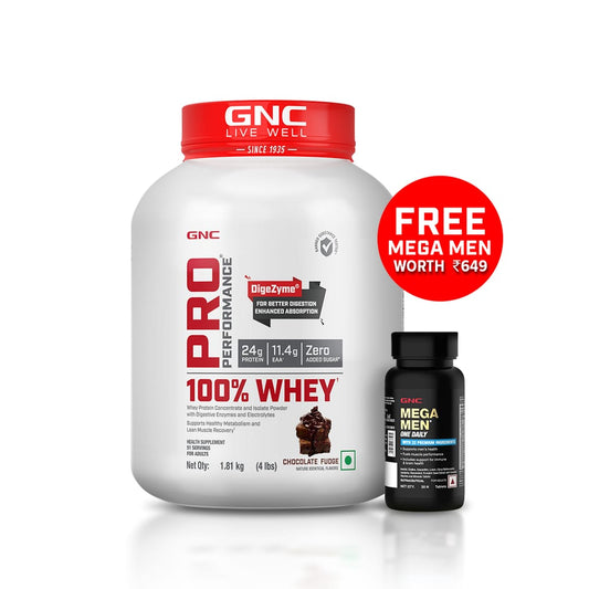 GNC Pro Performance 100% Whey Protein Powder 4 Lbs