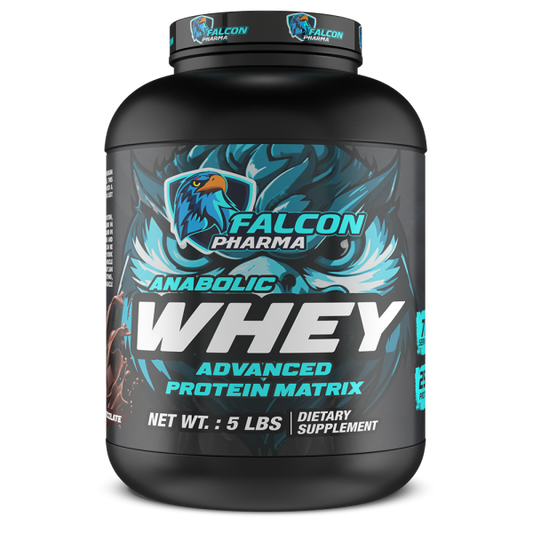 Falcon Pharma Anabolic Whey 5lbs chocolate flavour protein powder