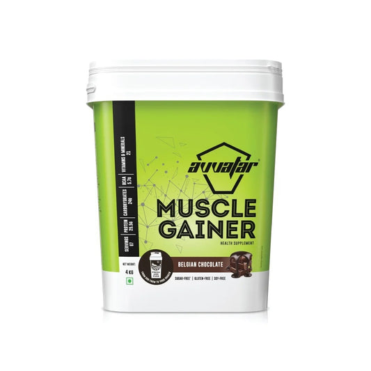 AVVATAR MUSCLE GAINER MADE WITH 100% FRESH COW'S MILK 4kg