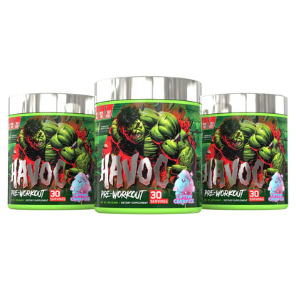 Hungry Muscles Havoc Pre-Workout 30 Servings 300Gm