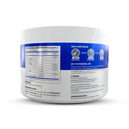 C9 Nutrition Pure Micronized Creatine Monohydrate