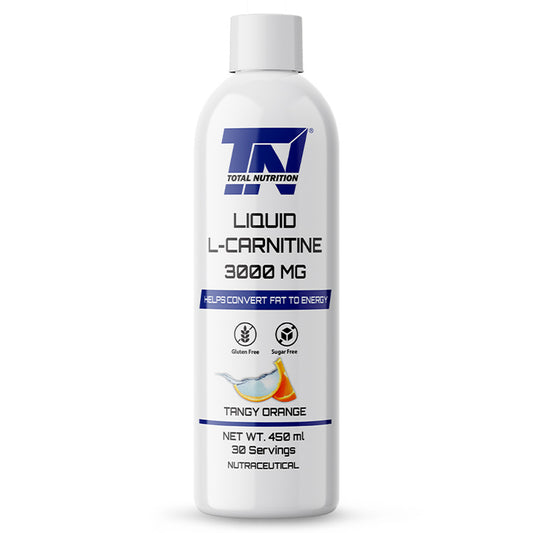 Total Nutrition L-carnitine 450 ML | 30 Servings | Tangy Orange Flavour