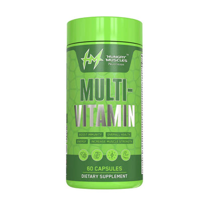 Hungry Muscles Multi-Vitamins 26 Vitamins Minerals Amino Acids Antioxidants 60 Capsules