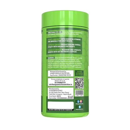 Hungry Muscles Multi-Vitamins 26 Vitamins Minerals Amino Acids Antioxidants 60 Capsules