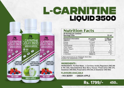 Proton Biotech L-Carnitine – Metabolic Energy 450ML