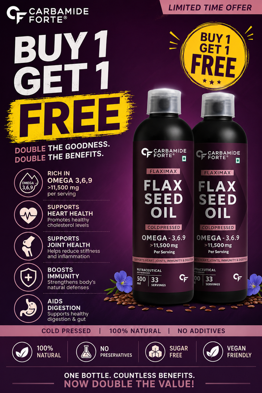 Cold-Pressed Flaxseed Oil 11500 mg | 33 Servings | 500ml